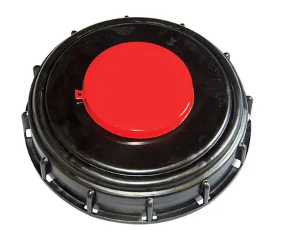 Vestil Cap For Intermediate Bulk Container Black/Red