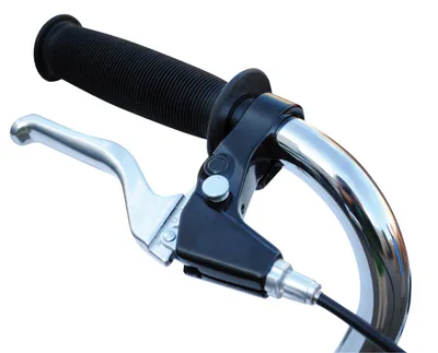 Vestil IBIKE-3-DC-B industrial bicycle shown from an alternate angle