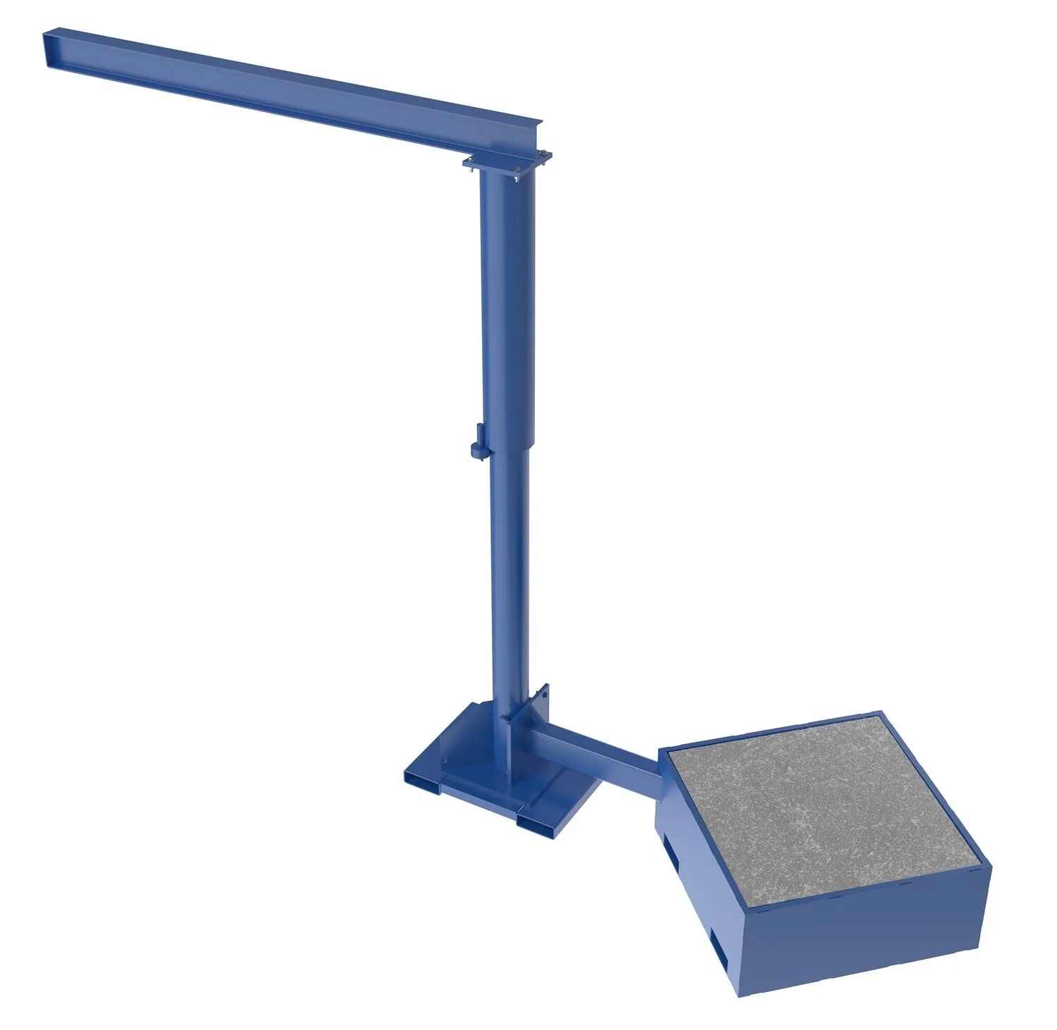 Vestil JIB-CBX-25-8-10-BC portable offset jib crane
