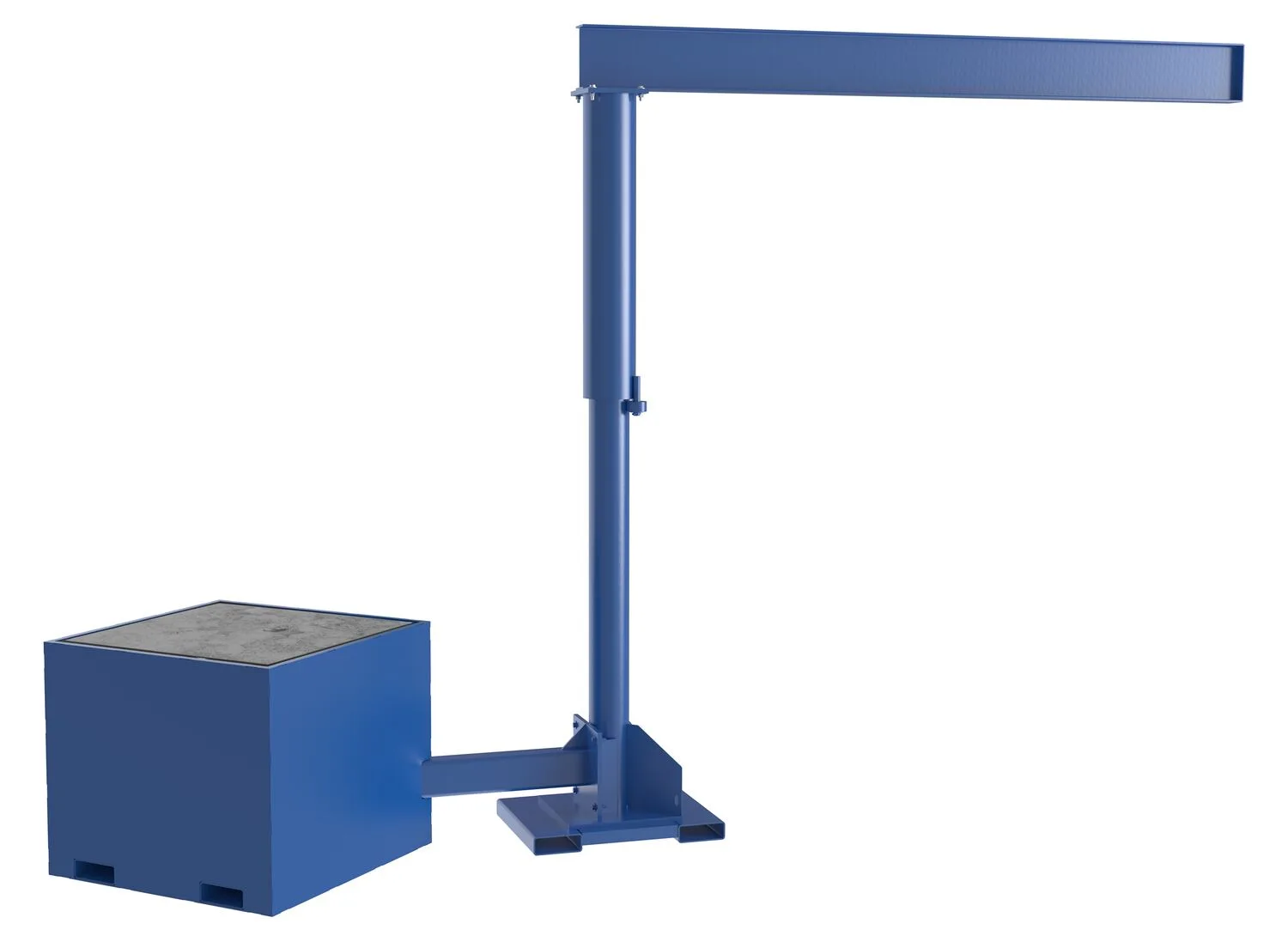 Vestil JIB-CBX-50-10-10-BC portable offset jib crane