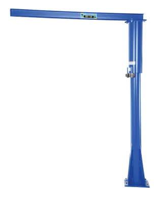 Vestil JIB-FM-3 floor mounted jib shown from an alternate angle