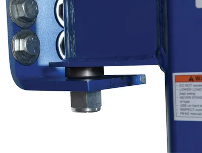 Vestil JIB-LC-3 wall jib shown from an alternate angle