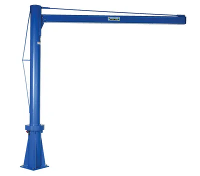 Vestil JIB-P-10-10-10 multi-station transportable jib crane shown from an alternate angle