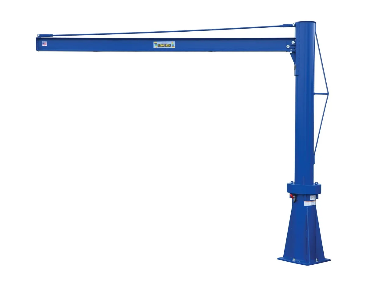 Vestil JIB-P-10-10-8 multi-station transportable jib crane