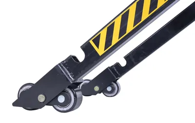 Vestil L-270-DC-HD-CTD tote lifter shown from an alternate angle