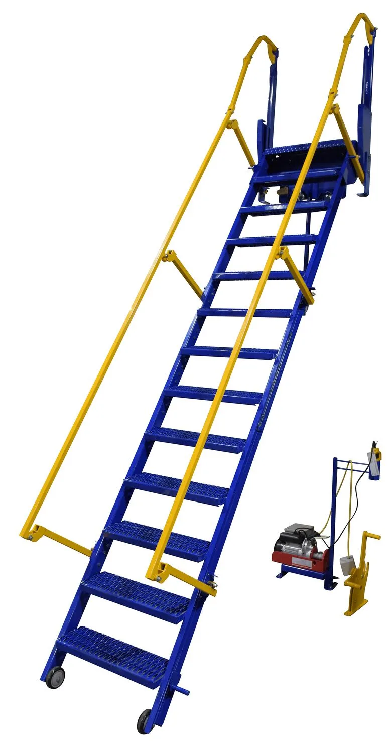Vestil LAD-FM-120-PSO mezzanine ladders (face mounted retractable)