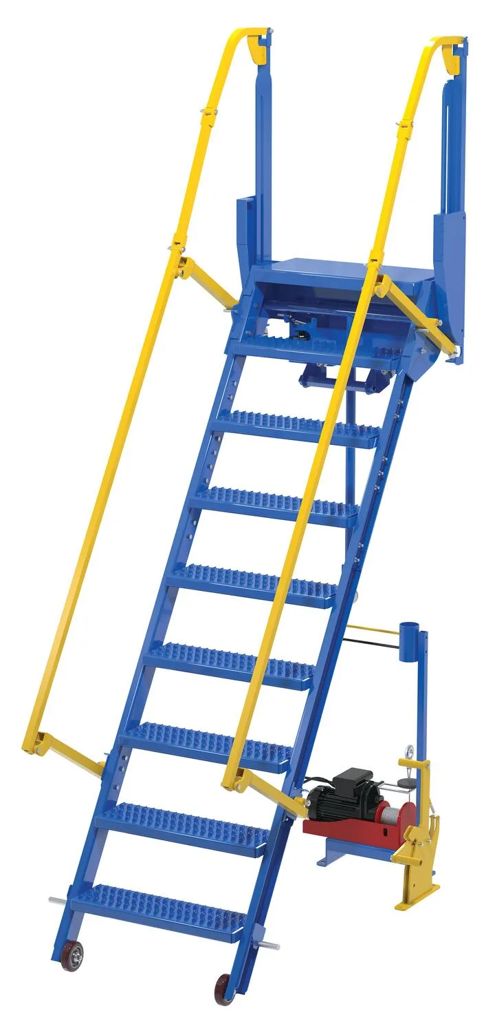 Vestil LAD-FM-84-PSO mezzanine ladders (face mounted retractable)