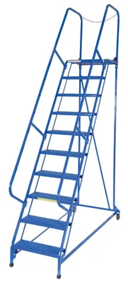 Vestil LAD-MM-10-P maintenance ladder shown from an alternate angle