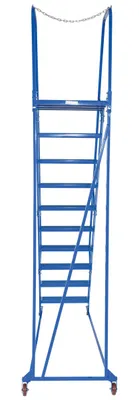 Vestil LAD-MM-10-P maintenance ladder shown from an alternate angle