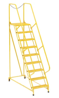 Vestil LAD-MM-9-G-YL maintenance ladder