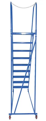 Vestil LAD-MM-9-P maintenance ladder shown from an alternate angle