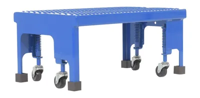 Vestil LAD-PW-18-1-P-NHR standard slope ladder shown from an alternate angle