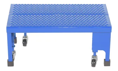 Vestil LAD-PW-18-1-P-NHR standard slope ladder shown from an alternate angle