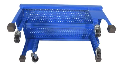 Vestil LAD-PW-18-1-P-NHR standard slope ladder shown from an alternate angle