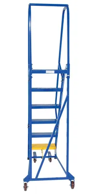 Vestil LAD-PW-18-6-P standard slope ladder shown from an alternate angle