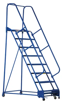 Vestil LAD-PW-32-8-P standard slope ladder shown from an alternate angle