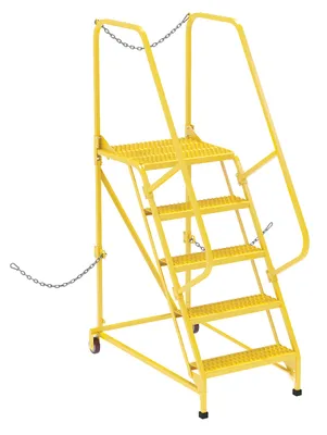 Vestil LAD-STAL-5-G-YL semi-trailer access ladder
