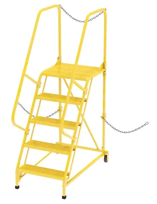 Vestil LAD-STAL-5-P-YL semi-trailer access ladder