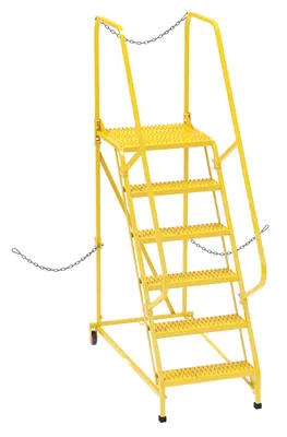 Vestil LAD-STAL-6-G-YL semi-trailer access ladder