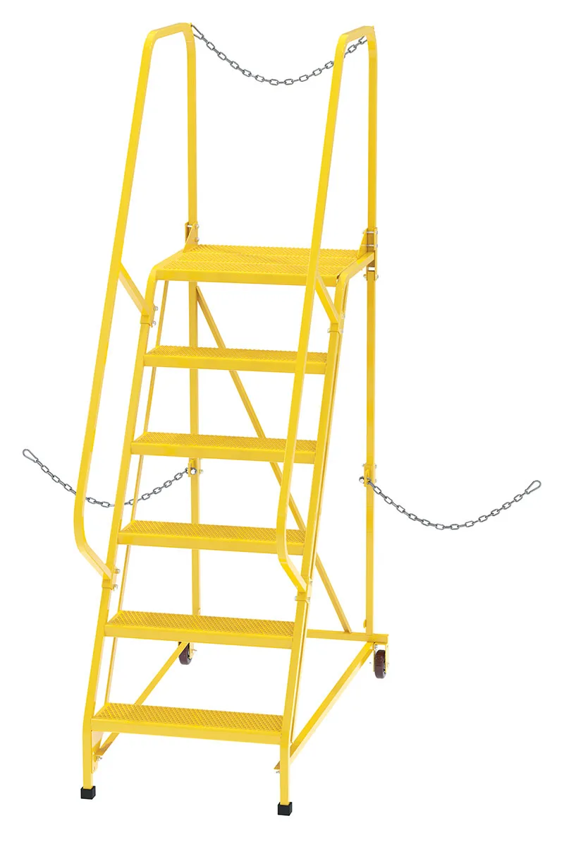 Vestil LAD-STAL-6-P-YL semi-trailer access ladder