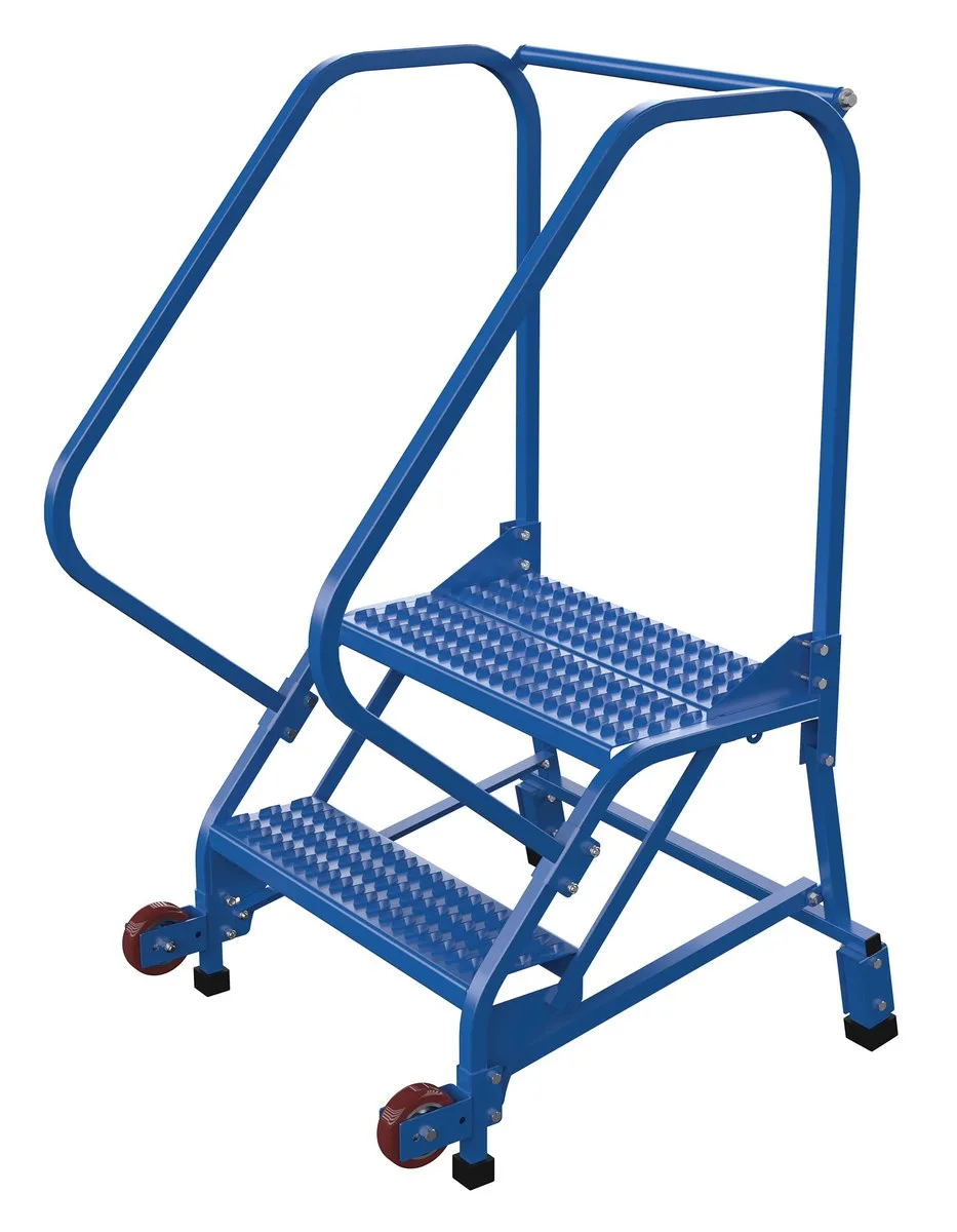Vestil LAD-TRN-50-2-G tip-n-roll mobile ladder