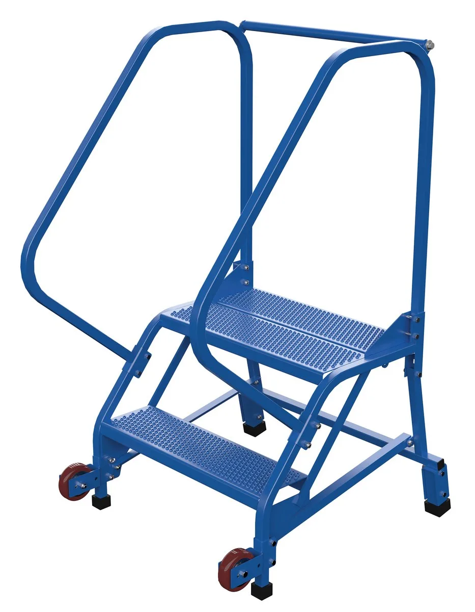 Vestil LAD-TRN-50-2-P tip-n-roll mobile ladder