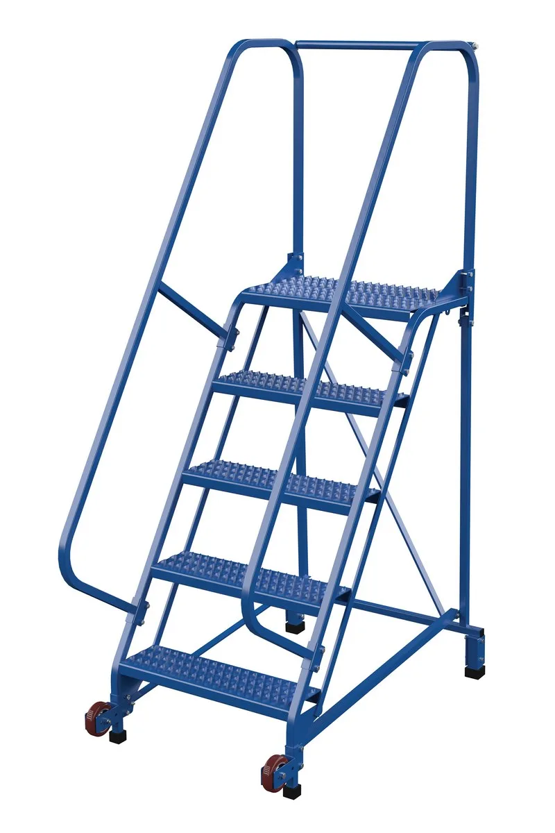 Vestil LAD-TRN-60-5-G tip-n-roll mobile ladder