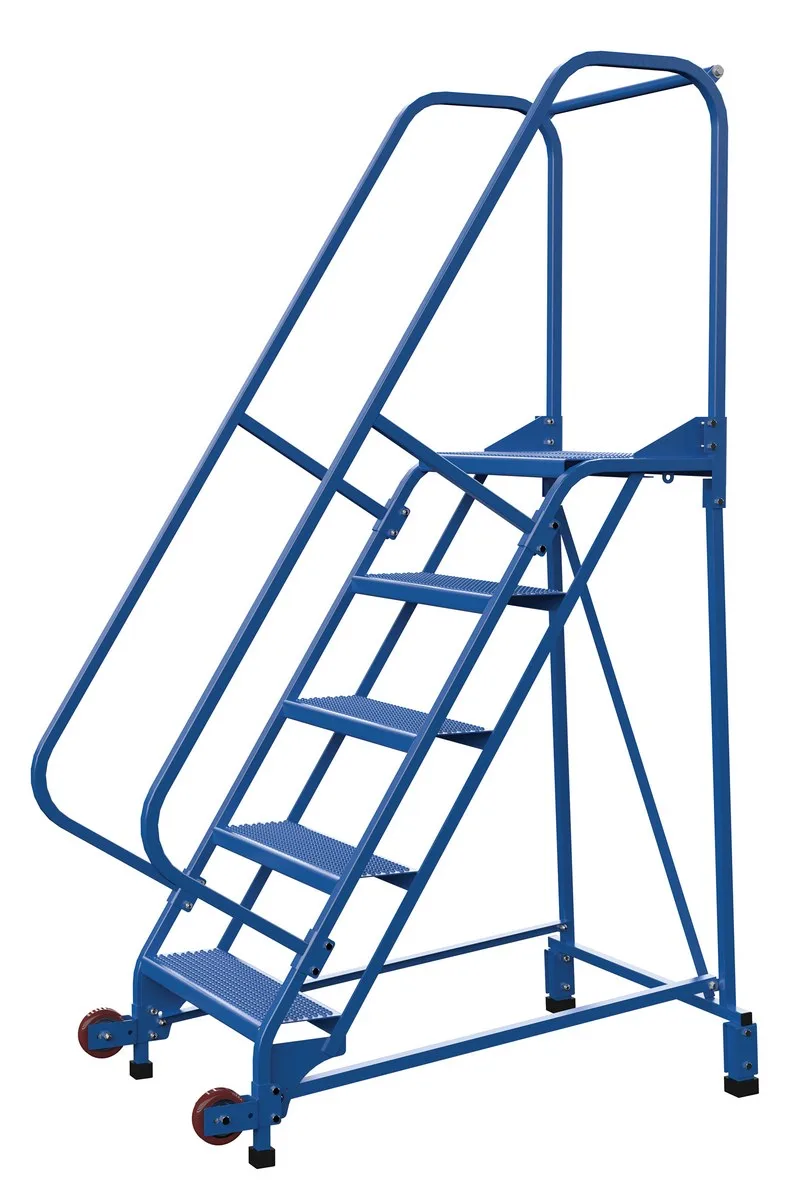 Vestil LAD-TRN-60-5-P tip-n-roll mobile ladder