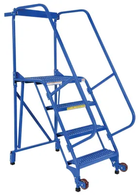 Vestil LAD-TRS-60-4-G tip-n-roll mobile ladder