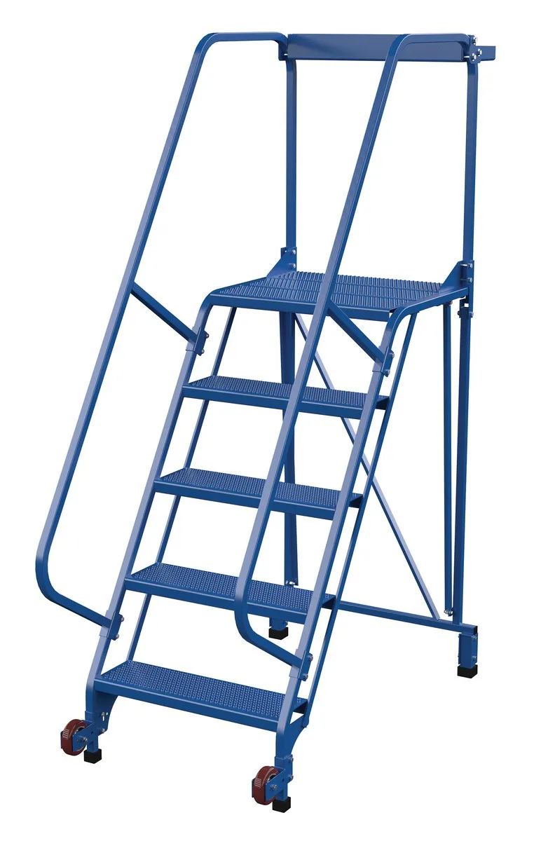 Vestil LAD-TRS-60-5-P tip-n-roll mobile ladder
