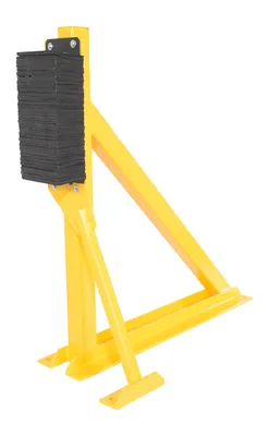 Vestil LDG-3555-YL loading dock guard shown from an alternate angle