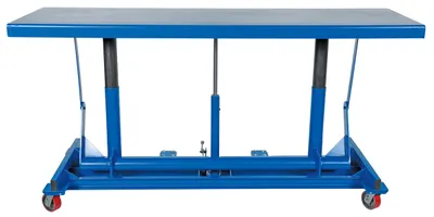 Vestil LDLT-3096-4 long deck cart shown from an alternate angle
