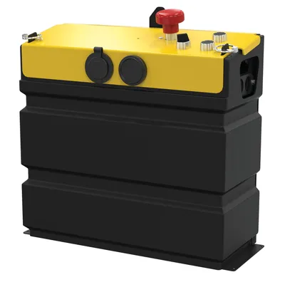 Vestil Factory Installed 12 Volt DC Power Unit With Charger For Long Deck Cart