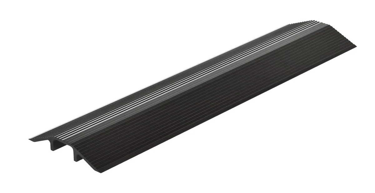 Vestil LHCR-36-BK extruded aluminum hose & cable crossover