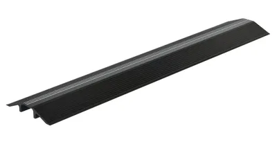 Vestil LHCR-48-BK extruded aluminum hose & cable crossover shown from an alternate angle