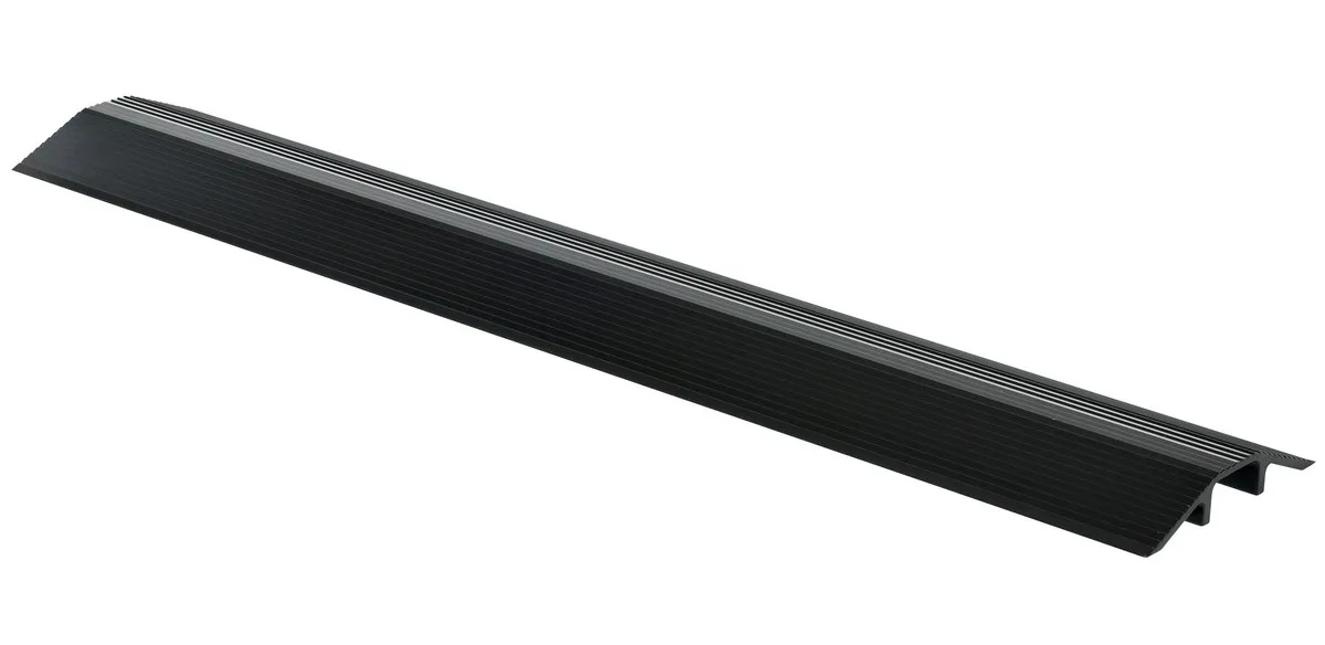 Vestil LHCR-48-BK extruded aluminum hose & cable crossover