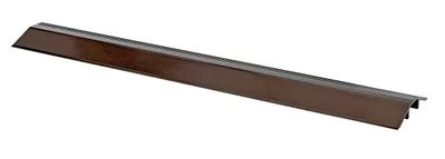 Vestil LHCR-48-BRN extruded aluminum hose & cable crossover shown from an alternate angle