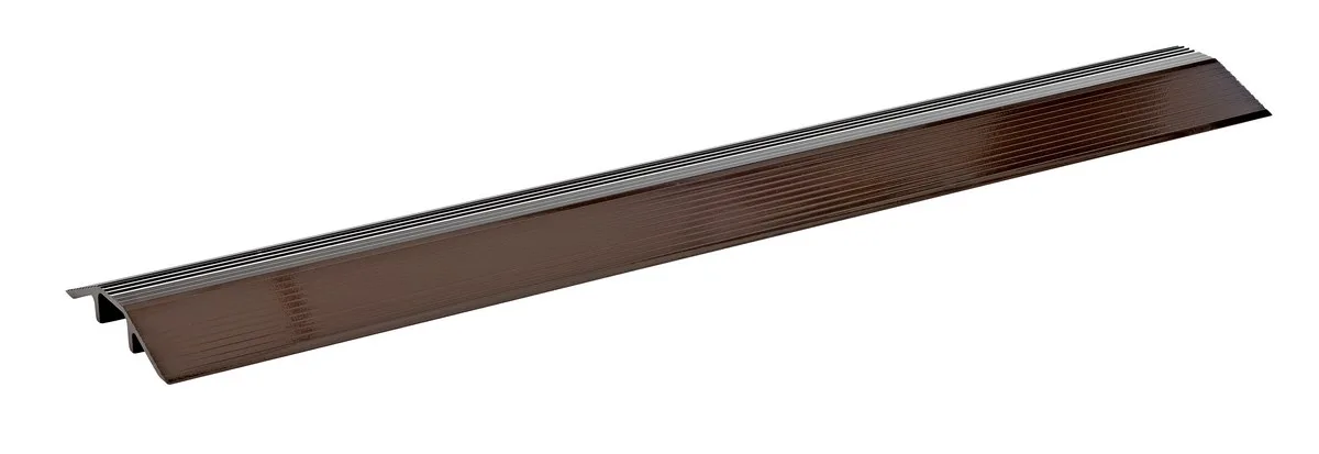 Vestil LHCR-48-BRN extruded aluminum hose & cable crossover