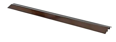 Vestil LHCR-60-BRN extruded aluminum hose & cable crossover shown from an alternate angle