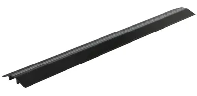 Vestil LHCR-72-BK extruded aluminum hose & cable crossover shown from an alternate angle
