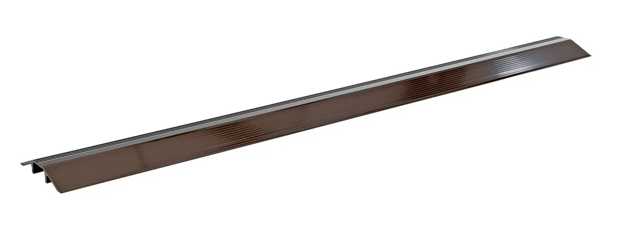 Vestil LHCR-72-BRN extruded aluminum hose & cable crossover