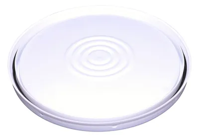 Vestil LID-54-PW lid shown from an alternate angle