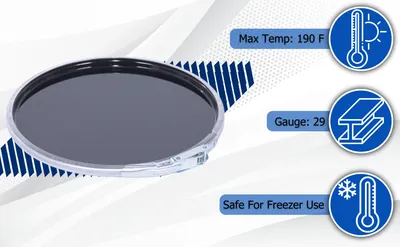 Vestil LID-STL-LL lid feature highlights