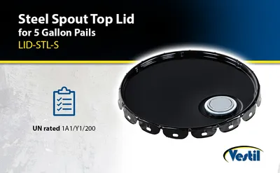 Vestil LID-STL-S lid feature highlights