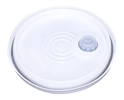 Vestil LID-UN-54-PWS lid shown from an alternate angle