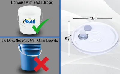 Vestil LID-UN-54-PWS lid feature highlights