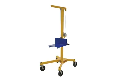 Vestil LIFTER-2 portable worksite lift shown from an alternate angle