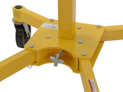 Vestil LIFTER-2 portable worksite lift shown from an alternate angle