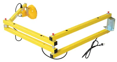 Vestil LL-90 dock loading light shown from an alternate angle