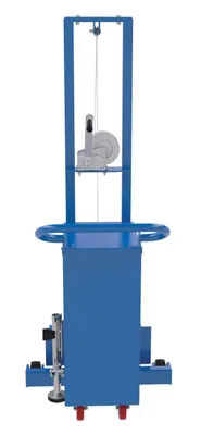 Vestil LLCB-202058 counter balanced lite load lift shown from an alternate angle
